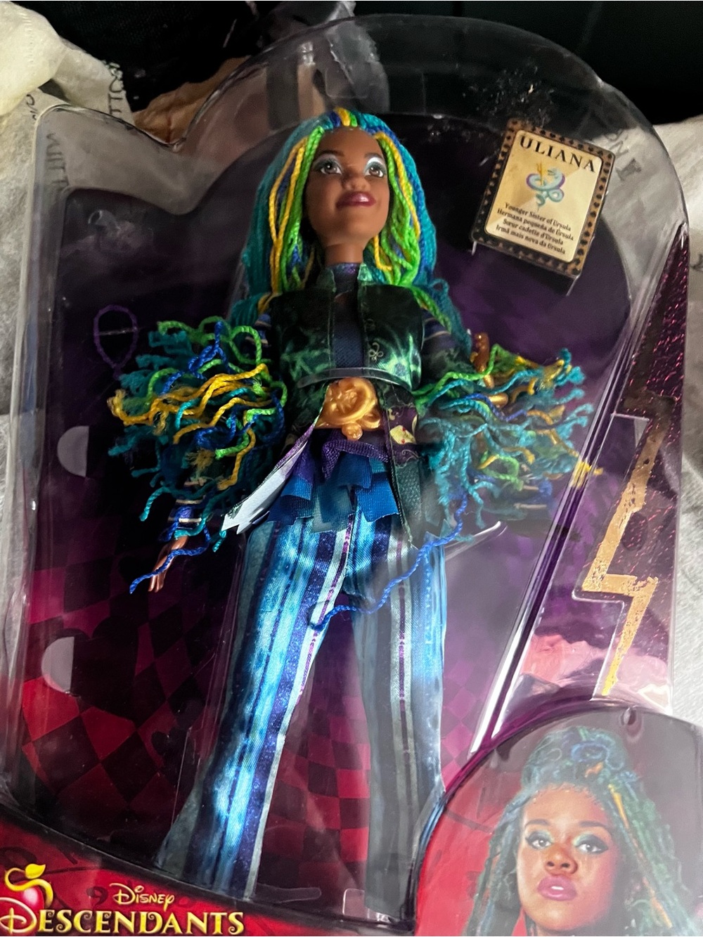 Disney Descendants Uliana Doll - Teal, Blue, Green, Yellow Hair